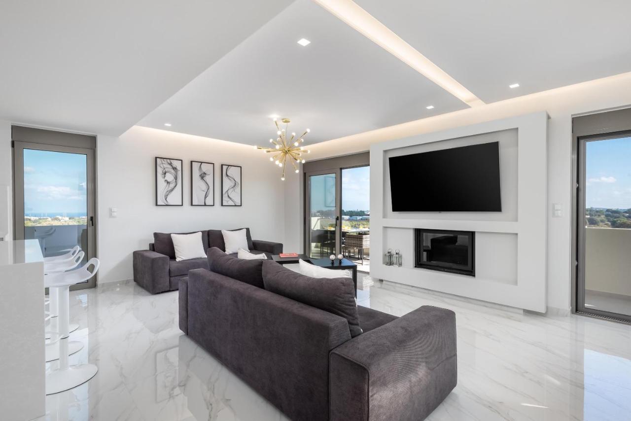 Panorama Luxury Penthouse Apartment อิกเซีย ภายนอก รูปภาพ